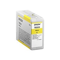 Epson T8504 - yellow - original - ink cartridge