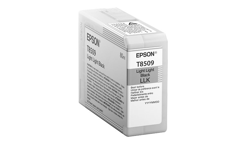 Epson T8509 - light light black - original - ink cartridge