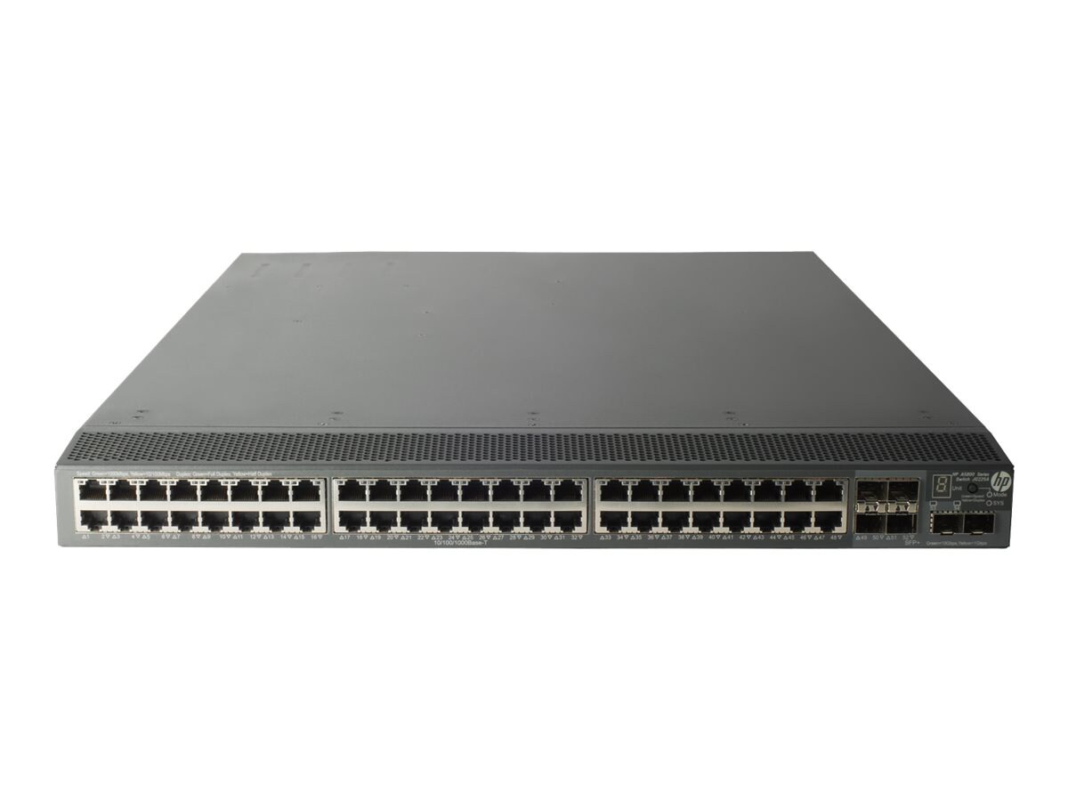 HPE 5800AF-48G - switch - 48 ports - managed - rack-mountable