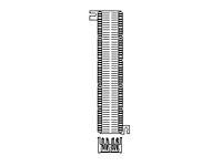 Siemon S66 M Series - network connector - 1.2 in