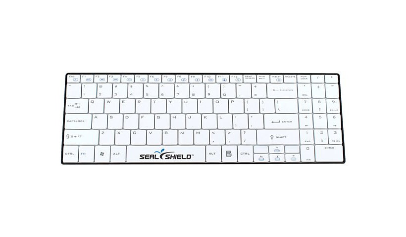 Seal Shield Clean Wipe Waterproof - keyboard - black/white