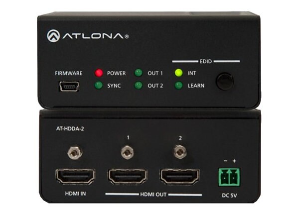 Atlona AT-HDDA-2 - video/audio switch - 2 ports - rack-mountable