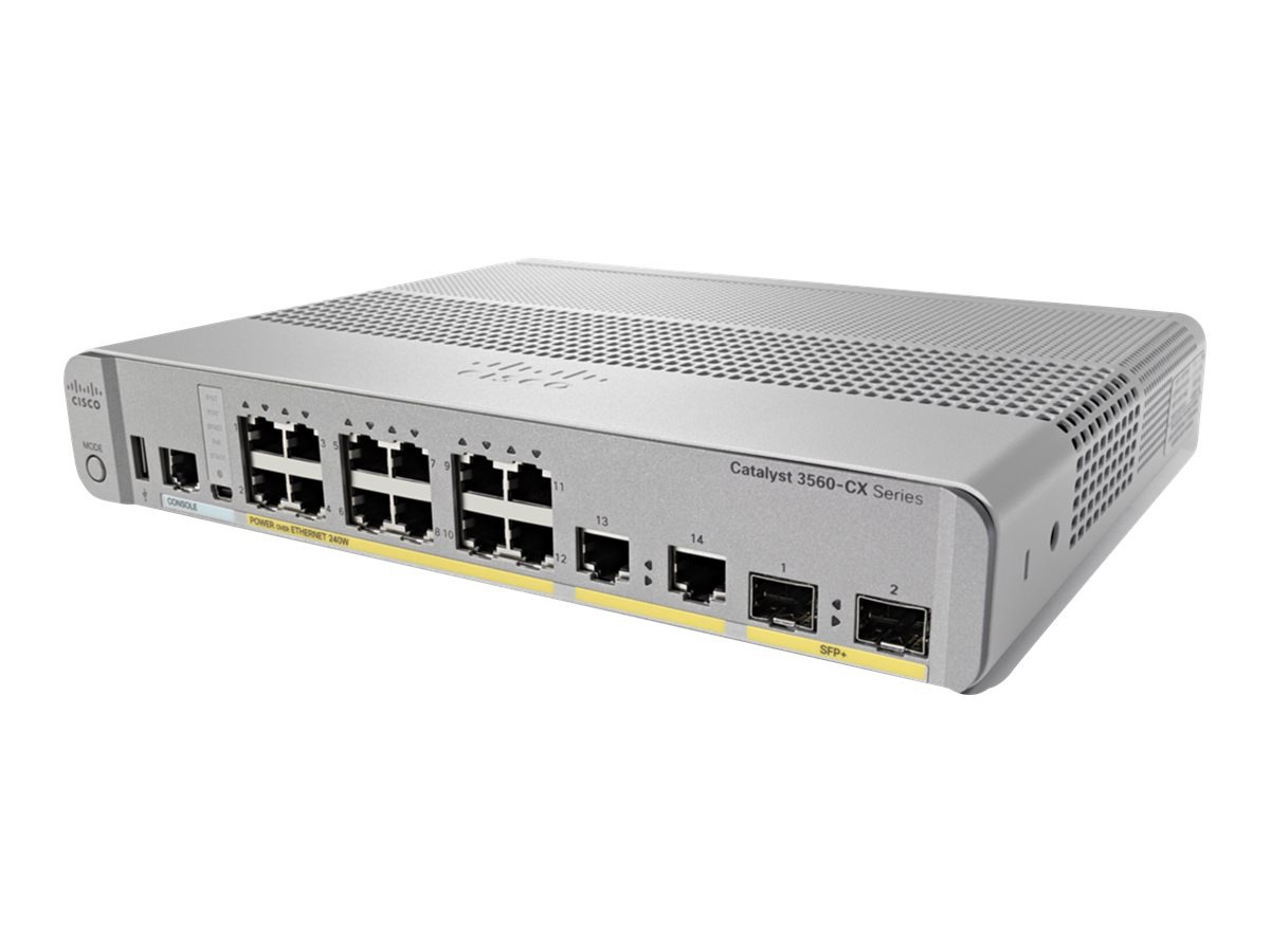 Cisco Catalyst 3560CX-12PD-S - switch - 12 ports - managed - rack-mountable