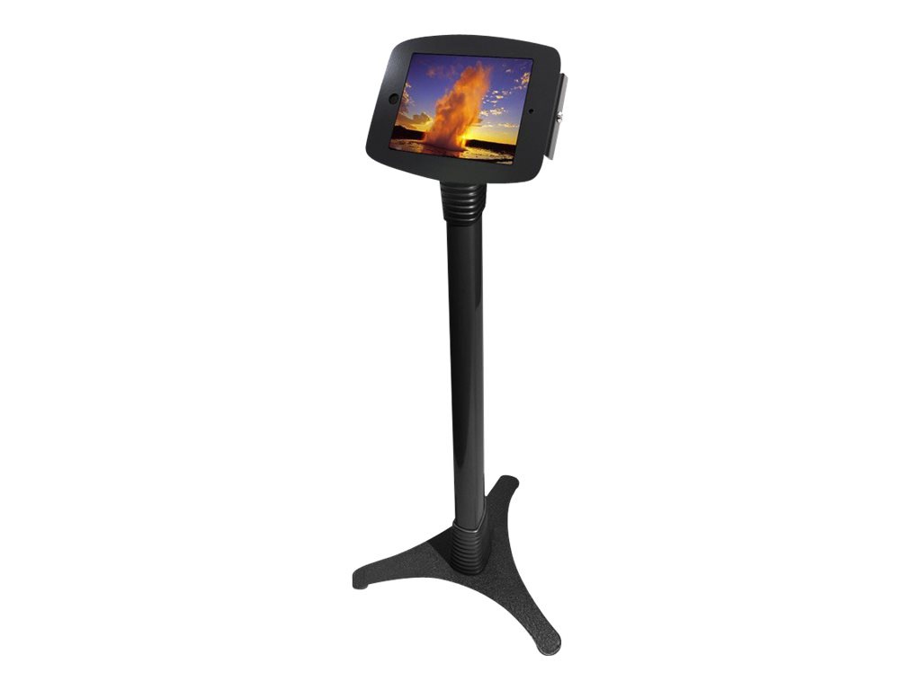 Compulocks Space Adjustable iPad 9.7" Floor Stand Black - stand - for table