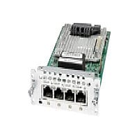 Cisco Fourth-Generation Multi-flex Trunk Voice/Clear-channel Data T1/E1 Module - module d'extension - T1/E1 x 4