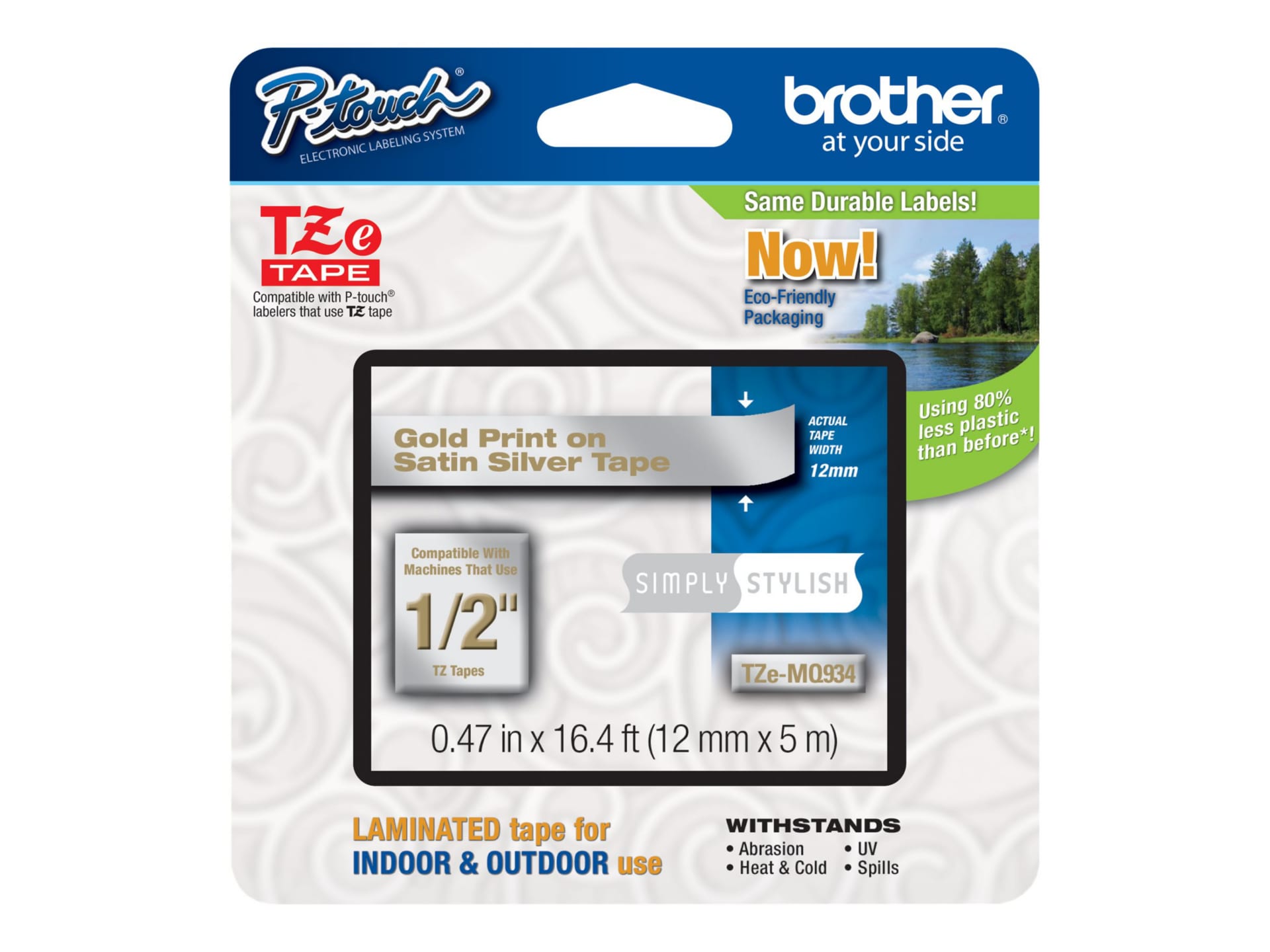 Brother TZe - laminated tape - 1 cassette(s) -