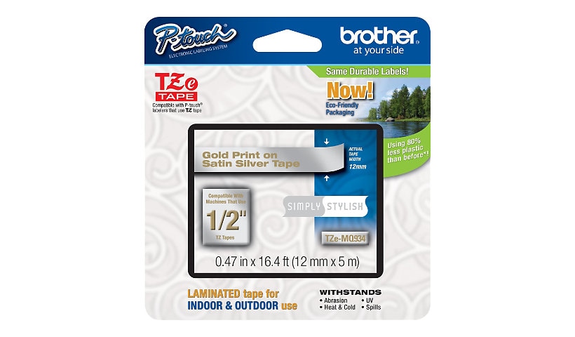 Brother TZe - laminated tape - 1 cassette(s) -