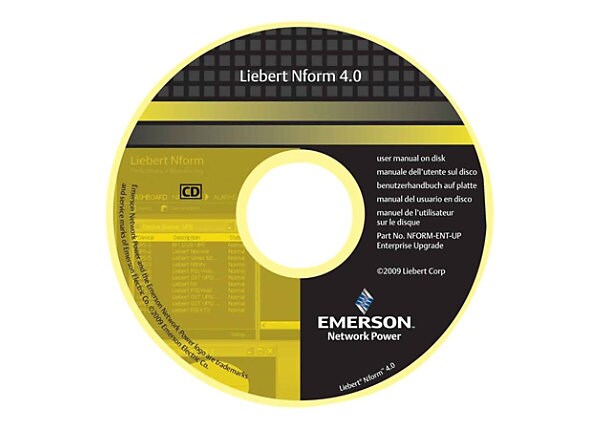 Liebert Nform Software Assurance - technical support - for Liebert Nform Standard Edition - 1 year