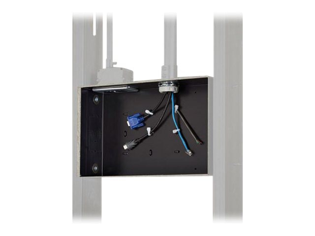 Chief Proximity In-Wall Storage Box - Compatible with Thinstall and Fusion Wall Mounts - Black