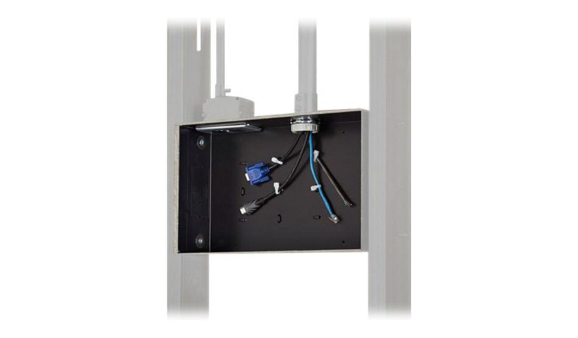 Chief Proximity In-Wall Storage Box - Compatible with Thinstall and Fusion Wall Mounts - Black