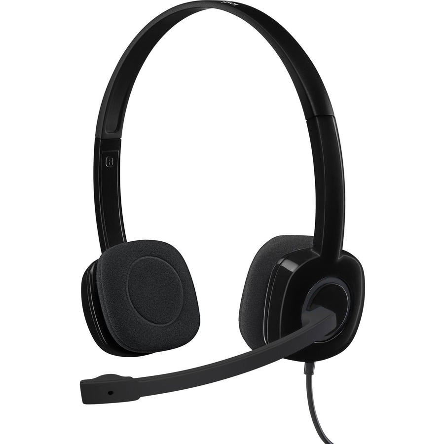 Logitech H151 Stereo Headset with Noise-Cancelling Mic - headset