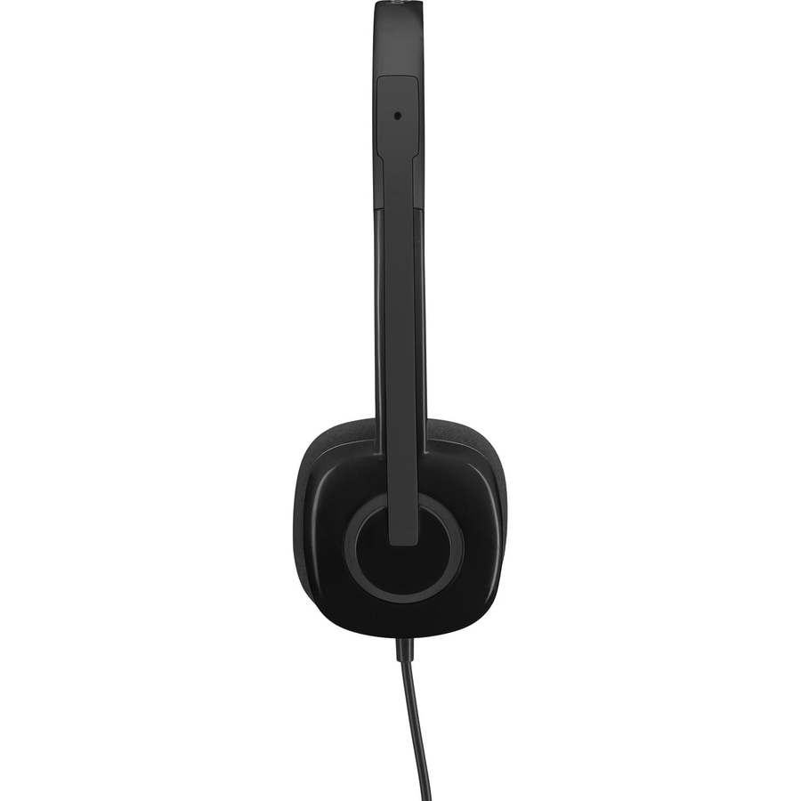 Thumbnail 3 of 10 for Logitech H151 Stereo Wired Headset - Black