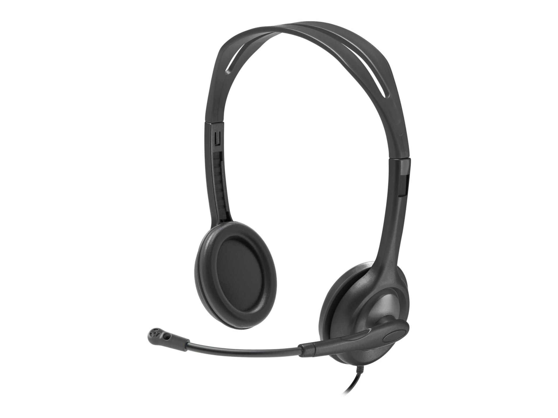 Logitech Stereo H111 - headset - 981-000612 - Wired Headsets