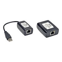 Tripp Lite 1-Port USB 2.0 over Cat5 Cat6 Extender Kit Video Transmitter & Receiver 164' - USB extender - USB, USB 2.0 -