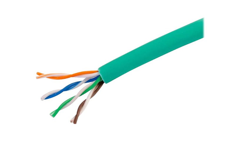C2G Cat5e Bulk Unshielded (UTP) Network Cable with Stranded Conductors - In-Wall CM-Rated - bulk cable - 1000 ft - green