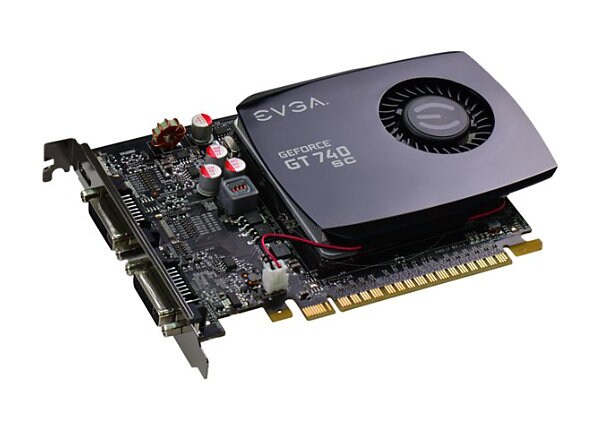 EVGA GeForce GTX 740 SuperClocked - graphics card - GF GT 740 - 2 GB