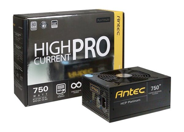 Antec High Current Pro HCP-750 Platinum - power supply - 750 Watt
