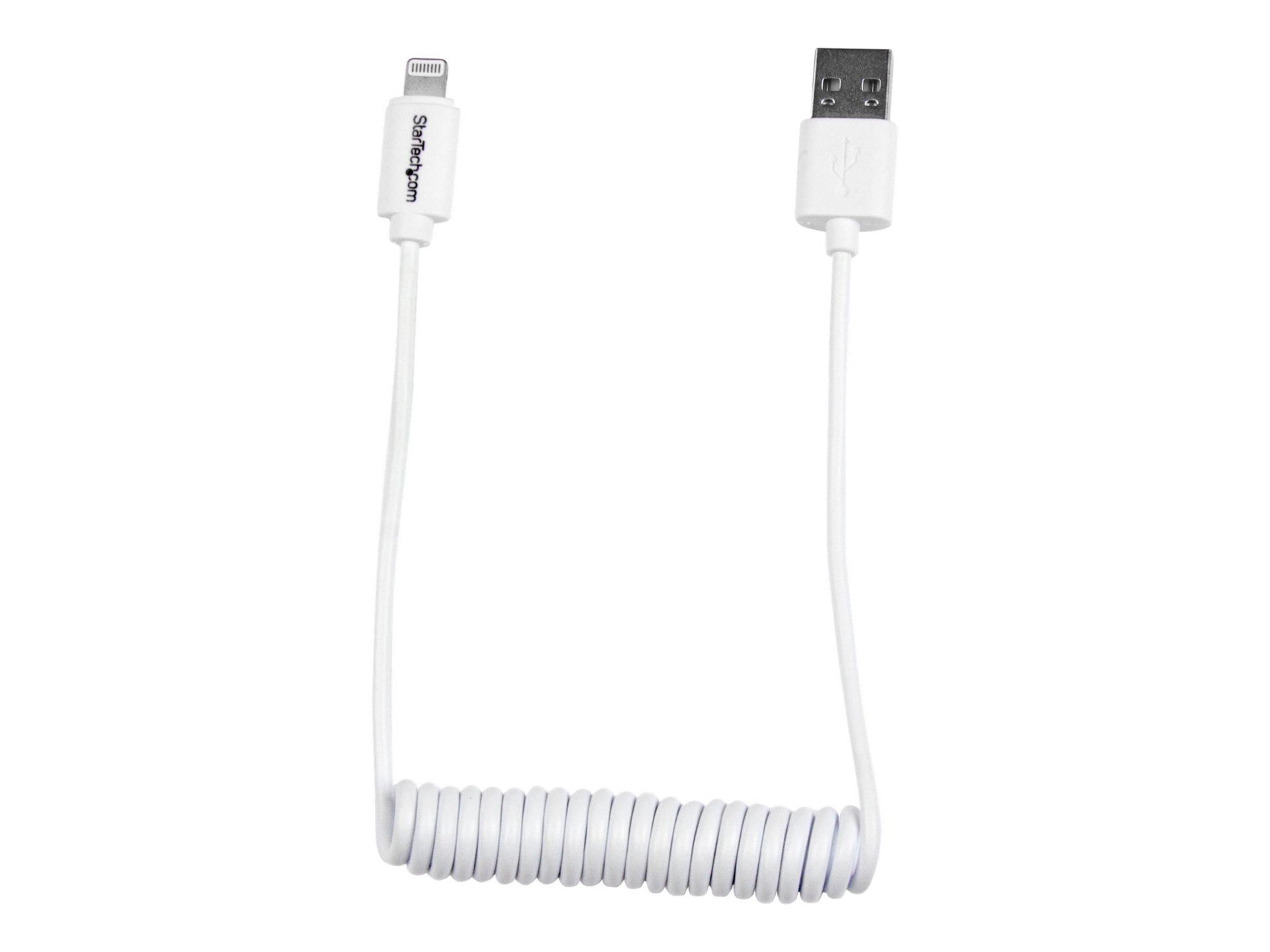 Main image 1 for StarTech.com Lightning to USB Cable - Coiled - 0.6m (2ft) - White
