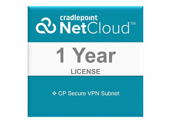 Cradlepoint CP Secure VPN - subscription license (1 year)