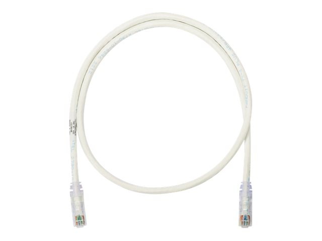 Panduit NetKey patch cable - 10 ft - off white
