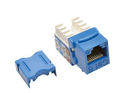 Eaton Tripp Lite Series Cat6/Cat5e 110 Punch Down Keystone Jack - modular insert - TAA Compliant