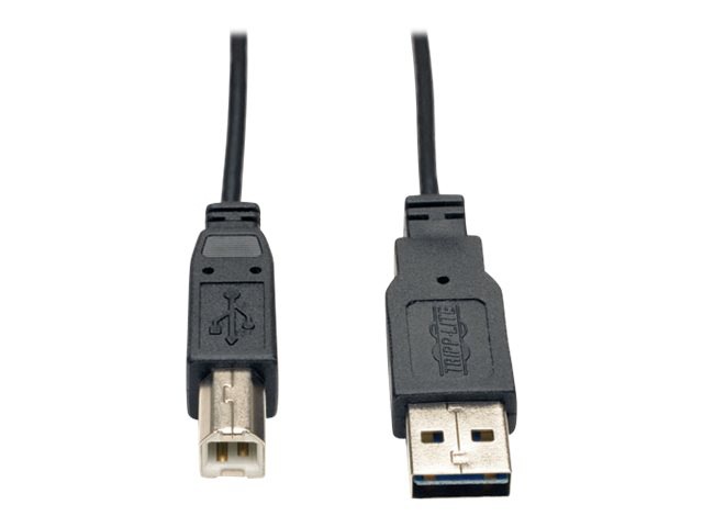 Tripp Lite USB 2.0 Hi-Speed Super Slim Universal Reversible Cable M/M 6ft
