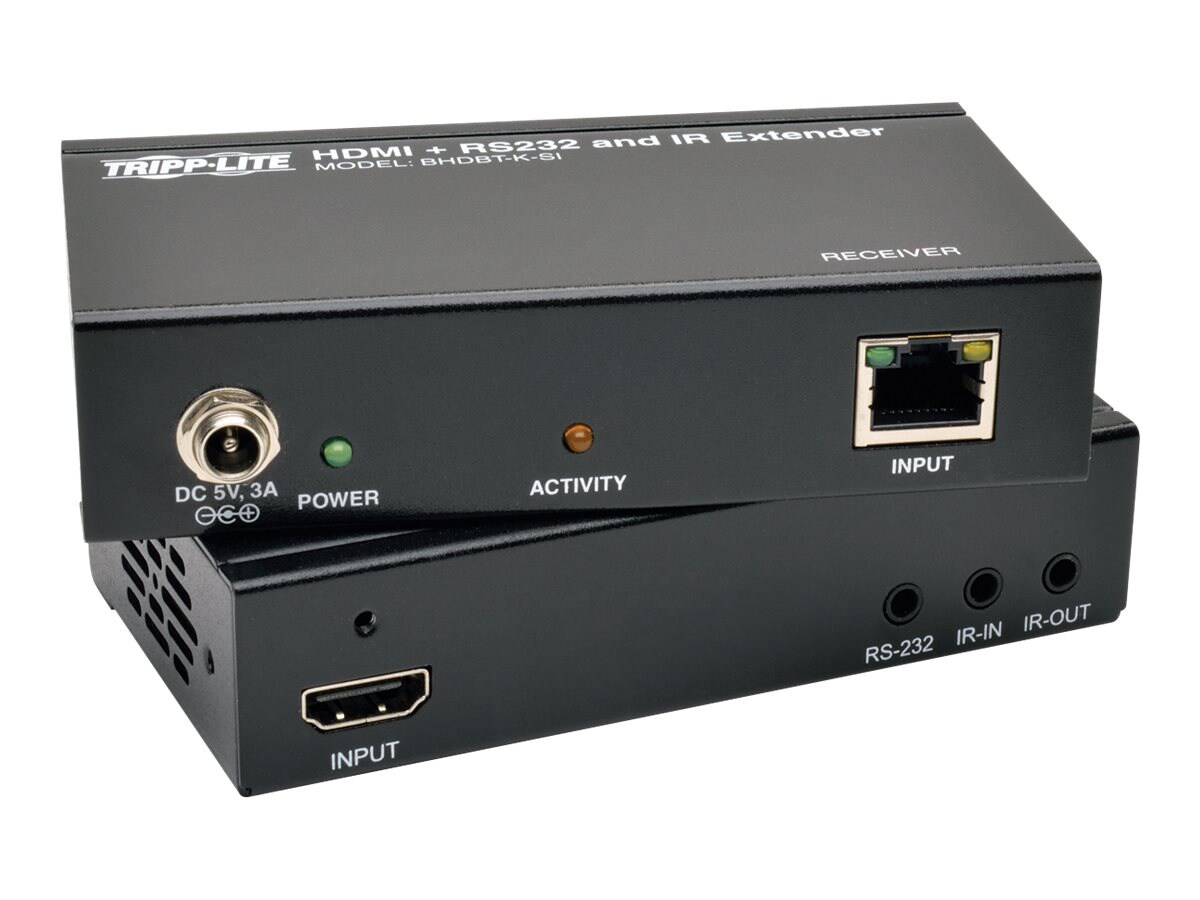 Tripp Lite HDBaseT HDMI Over Cat5e Cat6 Cat6a Extender Kit with Serial / IR Control 4K x 2K @ 24/30Hz70m 230ft -