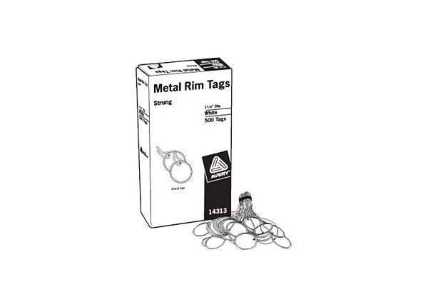 Avery - tags with metal rim - 500 pcs.