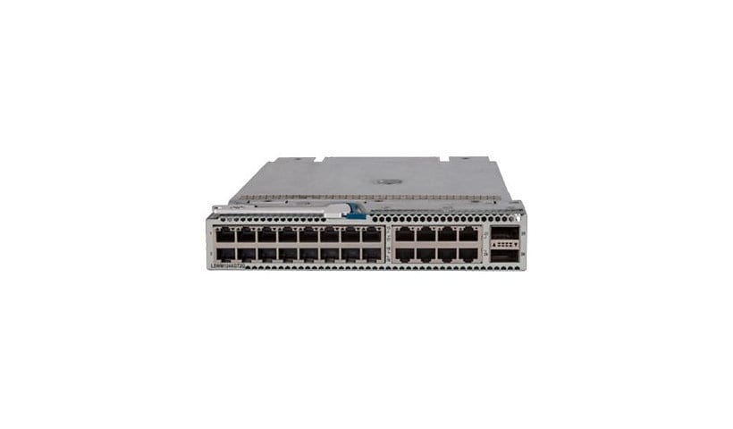 HPE - expansion module - Gigabit Ethernet / 10Gb Ethernet x 24 + QSFP+ x 2