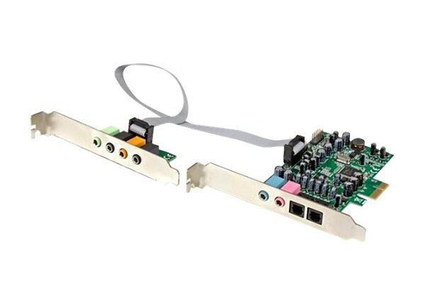 StarTech.com 7.1 Channel Sound Card - PCI Express - 24-bit - 192KHz