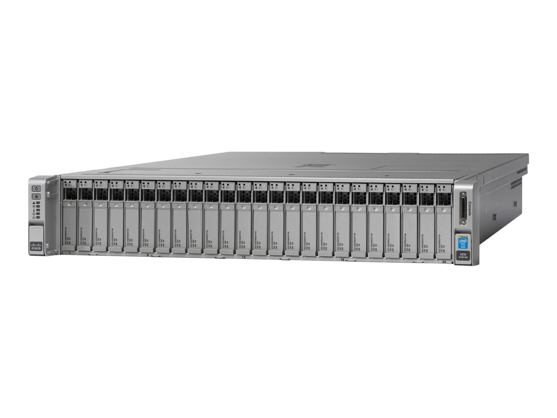 Cisco UCS SmartPlay Select C240 M4 Advanced 1 - rack-mountable - Xeon E5-2680V3 2.5 GHz - 256 GB - no HDD