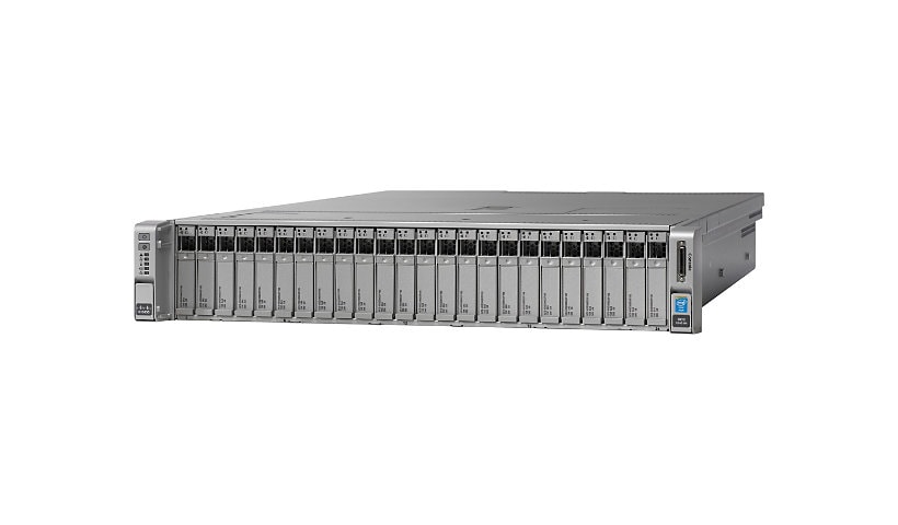 Cisco UCS SmartPlay Select C240 M4 Advanced 1 - rack-mountable - Xeon E5-2680V3 2.5 GHz - 256 GB - no HDD