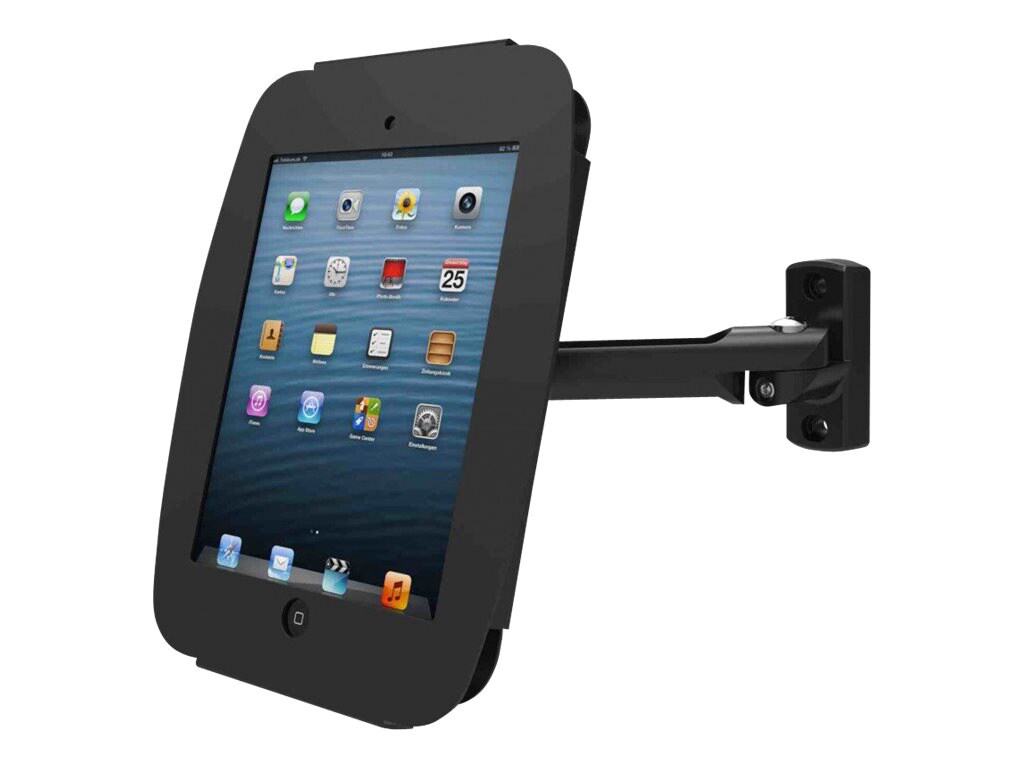 Compulocks Space Swing Arm iPad Mini Wall Mount Black - enclosure - Anti-Th
