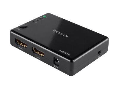 Belkin 4-Way HDMI Switch with Wireless Remote - video/audio switch