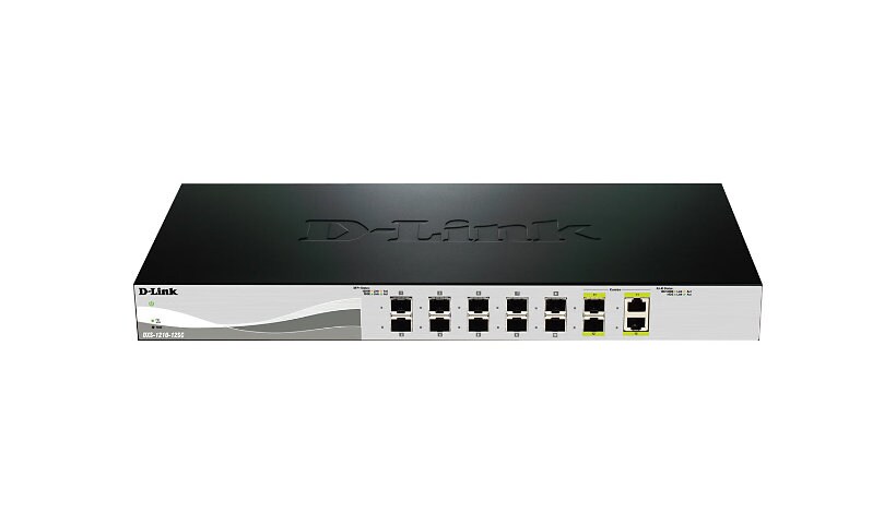 D-Link Web Smart DXS-1210-12SC - switch - 12 ports - managed - rack-mountab