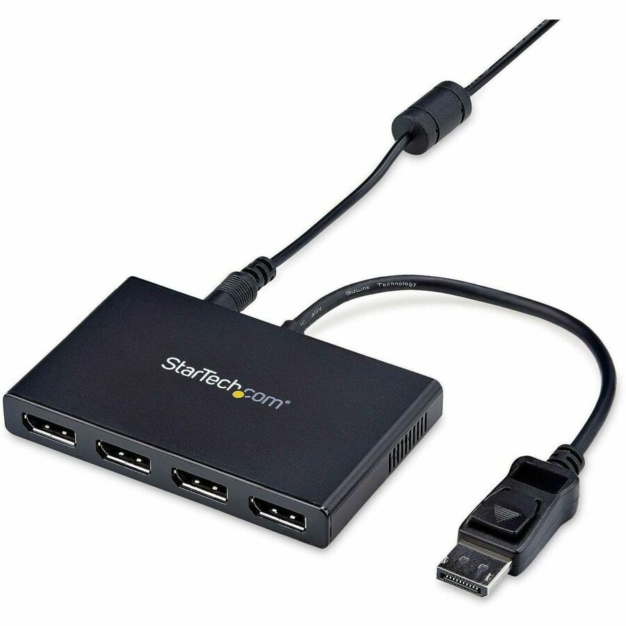 StarTech.com 4-Port DisplayPort 1.2 Splitter Adapter, DP to 4x DP Multi-Monitor Computer MST Hub, 4x 1080p 60Hz, Windows