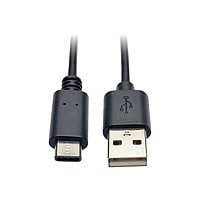 Tripp Lite 3ft USB 2.0 Hi-Speed Cable A Male to USB Type-C USB-C Male 3'