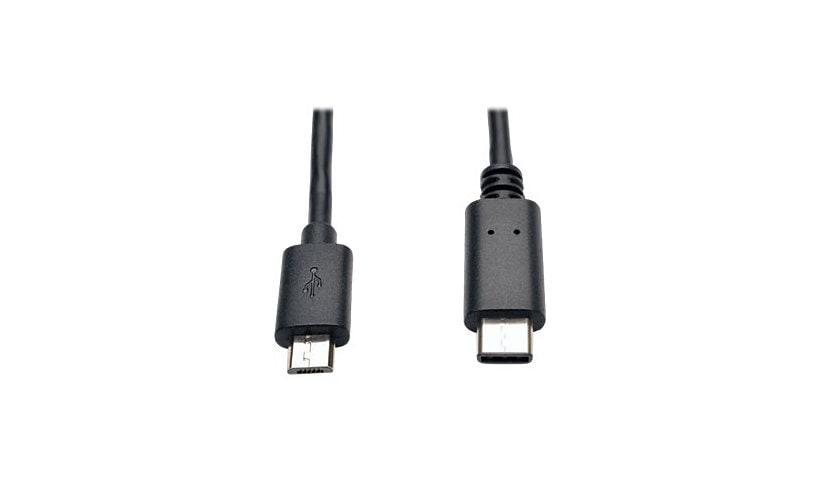 Eaton Tripp Lite Series USB Micro-B to USB-C Cable - USB 2.0, (M/M), 6 ft. (1.83 m) - USB-C cable - 24 pin USB-C to