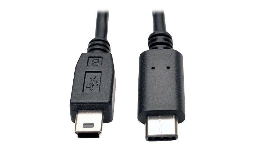 Eaton Tripp Lite Series USB 5-Pin Mini-B to USB-C Cable - USB 2.0, (M/M), 6 ft. (1.83 m) - USB-C cable - 24 pin USB-C to