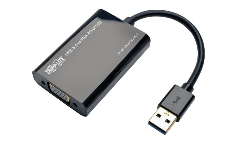 Tripp Lite USB 3.0 to VGA Adapter SuperSpeed 512MB SDRAM x 1152 1080p - external video adapter - DisplayLink U344-001-VGA - Monitor Cables Adapters - CDW.com