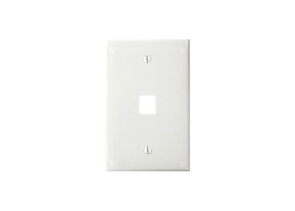 Leviton QuickPort Midsize Wallplate - mounting plate