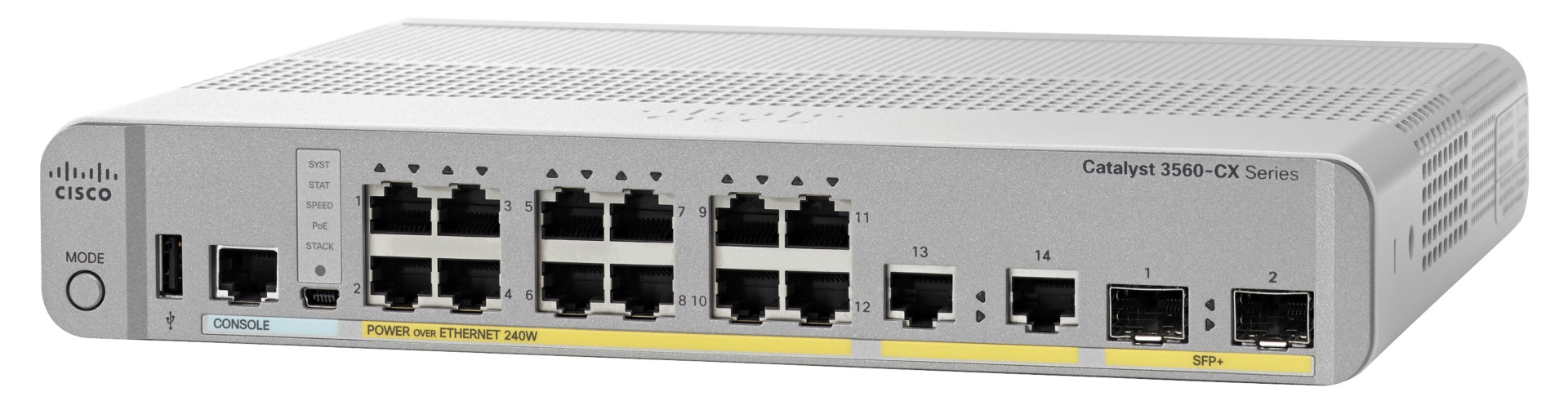 Cisco Catalyst 3560CX-12PD-S - switch - 12 ports - managed - rack-mountable