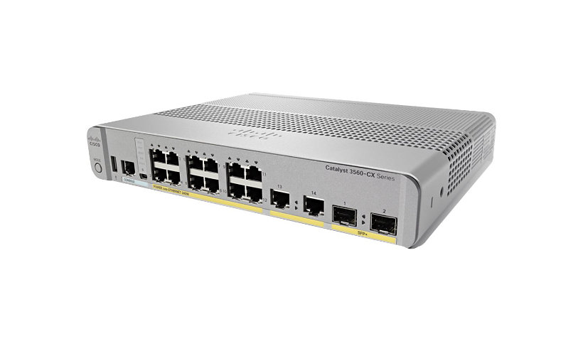 Cisco Catalyst 3560CX-12PD-S - switch - 12 ports - managed - rack-mountable