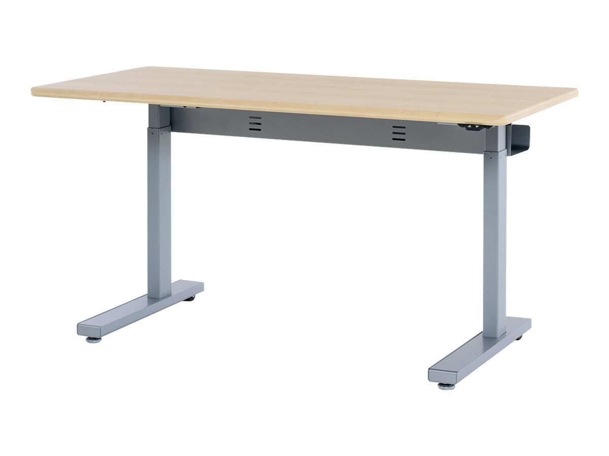 Ergotron Elevate 60, Electic Sit-Stand Desk (Maple )