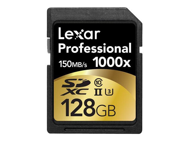 Lexar Professional - flash memory card - 128 GB - SDXC UHS-II
