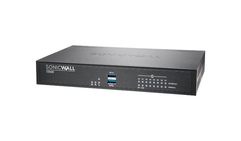 SonicWall TZ500 - security appliance - with 2 years SonicWall Comprehensive