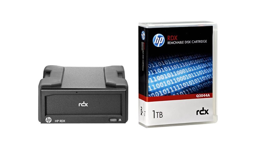 HPE RDX Removable Disk Backup System - RDX drive - SuperSpeed USB 3.0 - ext