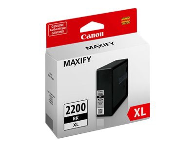 Thumbnail 3 of 3 for Canon PGI-2200XL BK - XL - pigmented black - original - ink tank