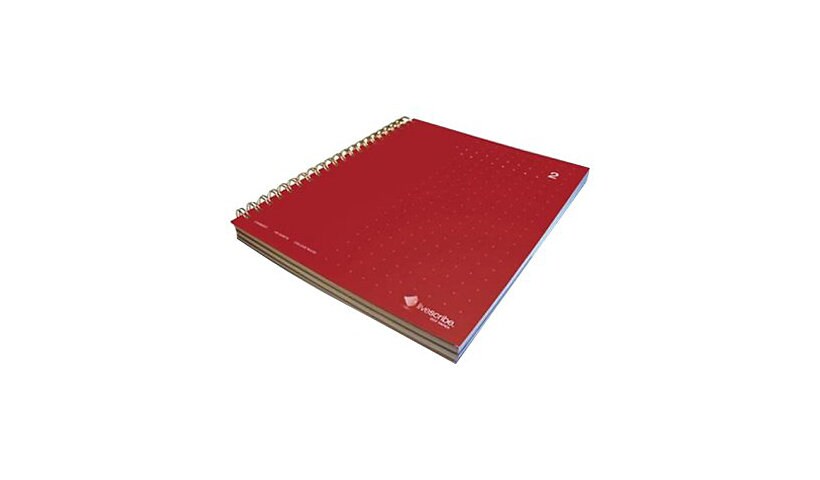LiveScribe #2 - 3 subject notebook - 215.9 x 279.4 mm - 150 sheets