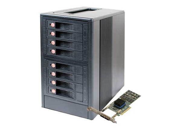 CRU DataPort RTX RTX800-XJ - RAID Bundle - hard drive array